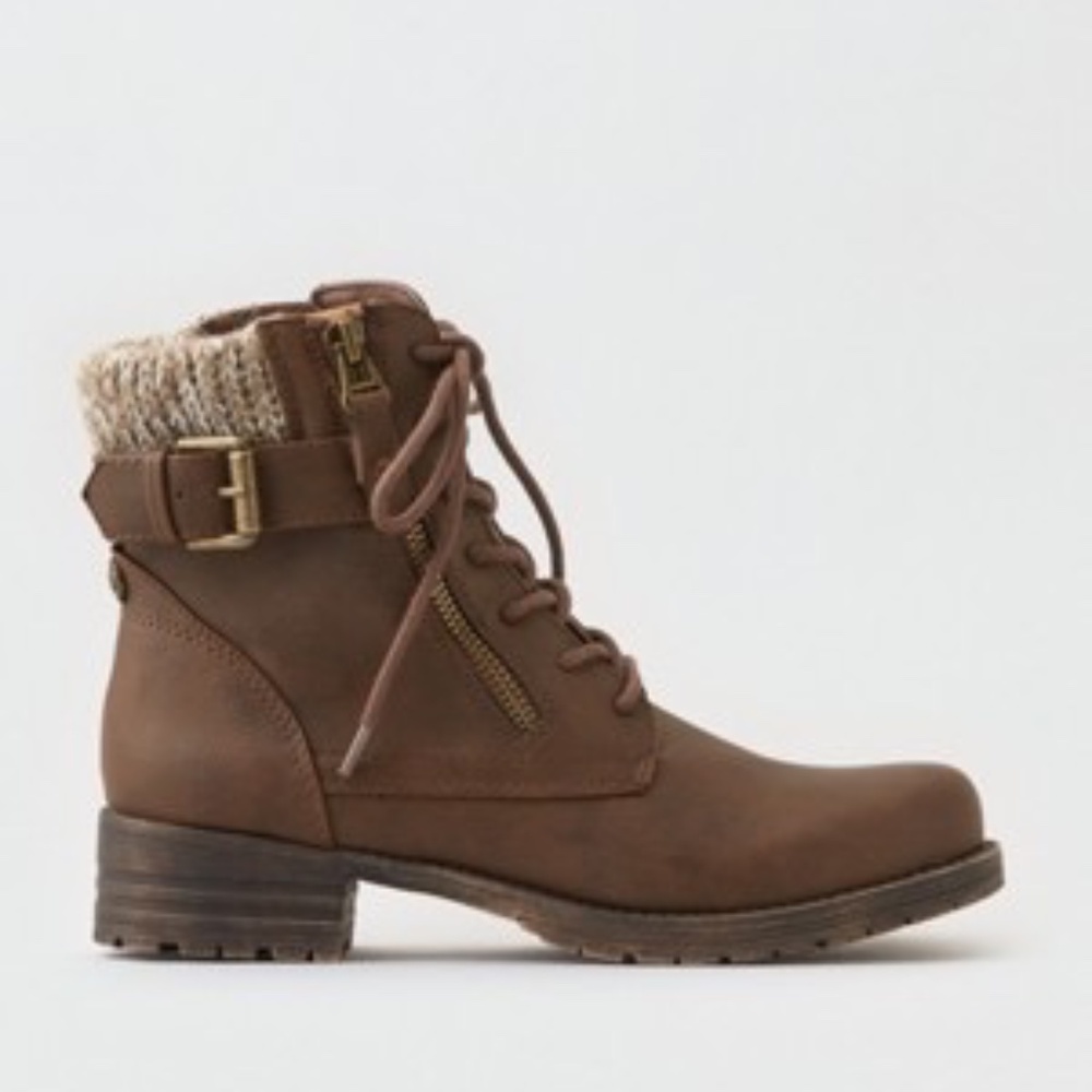 Never worn - American Eagle Lace Up Boots